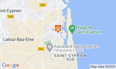 Mappa Saint Cyprien Plage Appartamento 108599
