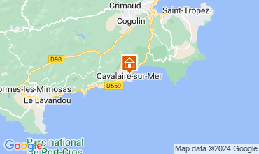 Mappa Cavalaire-sur-Mer Monolocale 129032