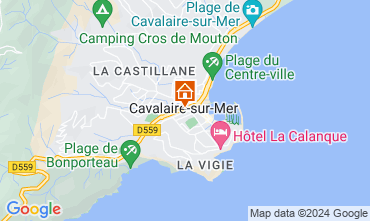 Mappa Cavalaire-sur-Mer Monolocale 129032