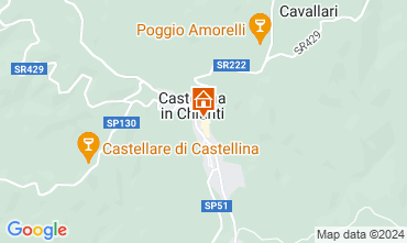 Mappa Castellina in Chianti Appartamento 127157