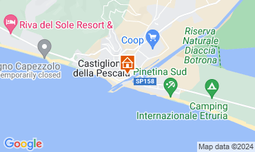 Mappa Castiglione della Pescaia Appartamento 71855