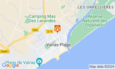Mappa Valras-Plage Casa mobile 123484