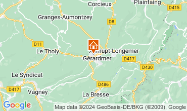 Mappa Grardmer Chalet 120066