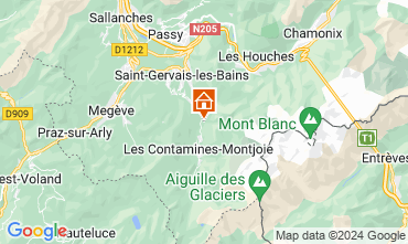 Mappa Les Contamines Montjoie Chalet 19543