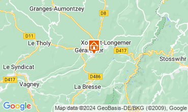 Mappa Grardmer Appartamento 122921