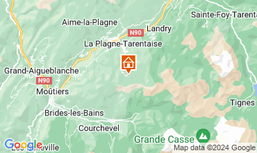 Mappa La Plagne Chalet 2151