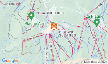 Mappa La Plagne Chalet 2151