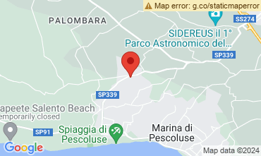 Mappa Pescoluse Villa  127477