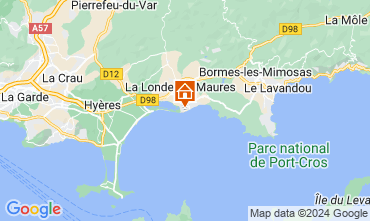 Mappa La Londe-les-Maures Appartamento 119070