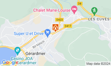 Mappa Grardmer Appartamento 127704