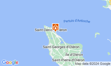Mappa Saint Denis d'Olron Casa mobile 23133
