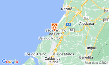 Mappa So Martinho do Porto Villa  65634