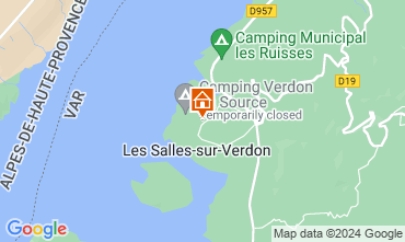 Mappa Les Salles sur Verdon Appartamento 77282