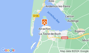 Mappa Arcachon Monolocale 98573