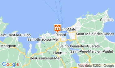 Mappa Dinard Casa 55527