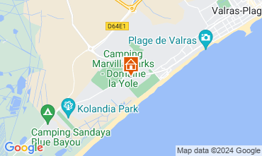 Mappa Valras-Plage Casa 106669