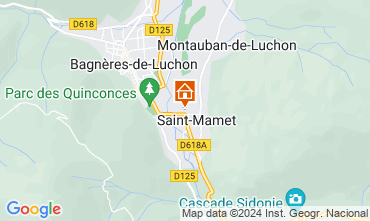 Mappa Luchon Superbagneres Appartamento 29115