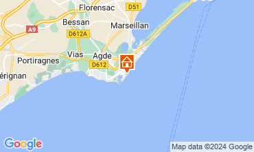 Mappa Cap d'Agde Appartamento 105870