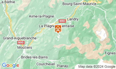 Mappa La Plagne Chalet 2126