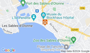 Mappa Les  Sables d'Olonne Appartamento 76224