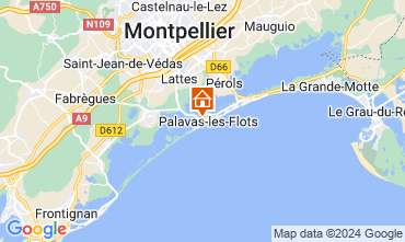 Mappa Palavas-les-Flots Appartamento 113745