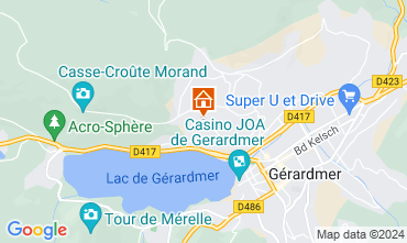 Mappa Grardmer Appartamento 125284