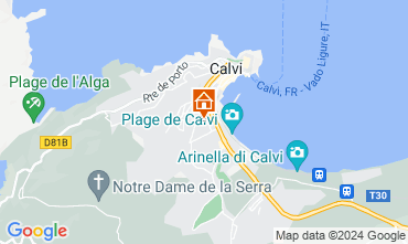 Mappa Calvi Appartamento 119355