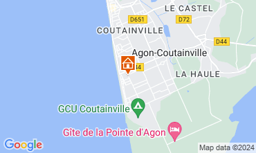 Mappa Agon-Coutainville Villa  15234
