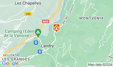 Mappa Les Arcs Chalet 126216