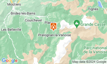 Mappa Pralognan la Vanoise Agriturismo 45684