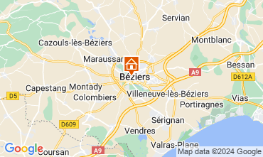 Mappa Beziers Appartamento 128186