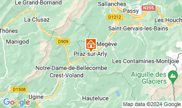 Mappa Praz sur Arly Appartamento 2299