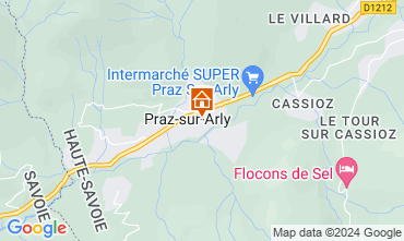 Mappa Praz sur Arly Appartamento 2299