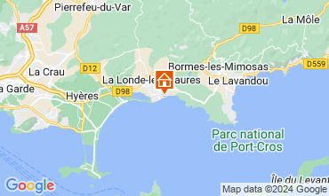 Mappa La Londe-les-Maures Appartamento 61806