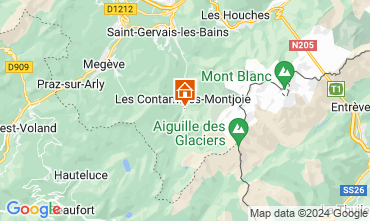 Mappa Les Contamines Montjoie Appartamento 121099