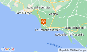 Mappa La Tranche-sur-mer Casa 128855