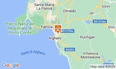 Mappa Alghero Villa  59944