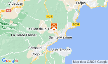 Mappa Sainte Maxime Villa  128292