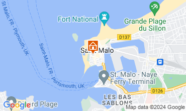 Mappa Saint Malo Appartamento 126060