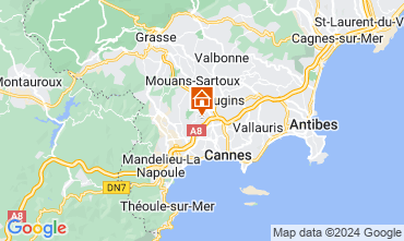 Mappa Mougins Appartamento 125111