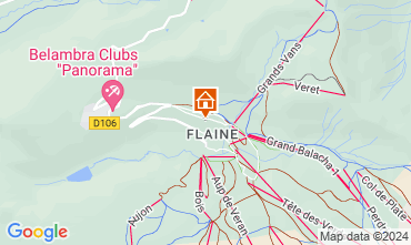 Mappa Flaine Appartamento 127175