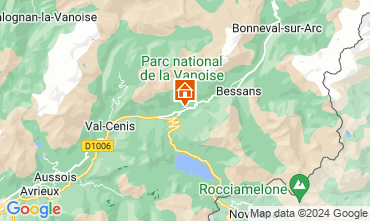 Mappa Val Cenis Appartamento 126158