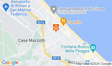 Mappa Riccione Appartamento 126817