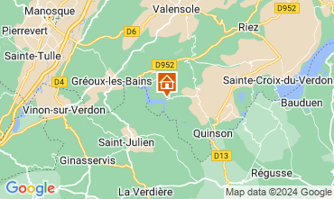 Mappa Esparron-de-Verdon Casa 87209