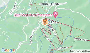 Mappa Les Arcs Chalet 90038