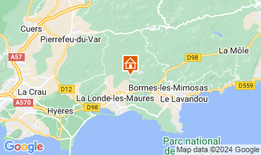 Mappa La Londe-les-Maures Casa 100590