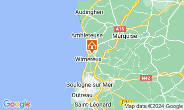 Mappa Wimereux Casa 122449