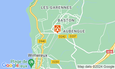 Mappa Wimereux Casa 122449