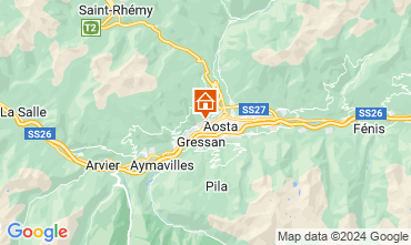 Mappa Aosta Appartamento 124490