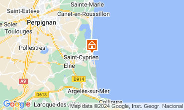 Mappa Saint Cyprien Plage Appartamento 112958